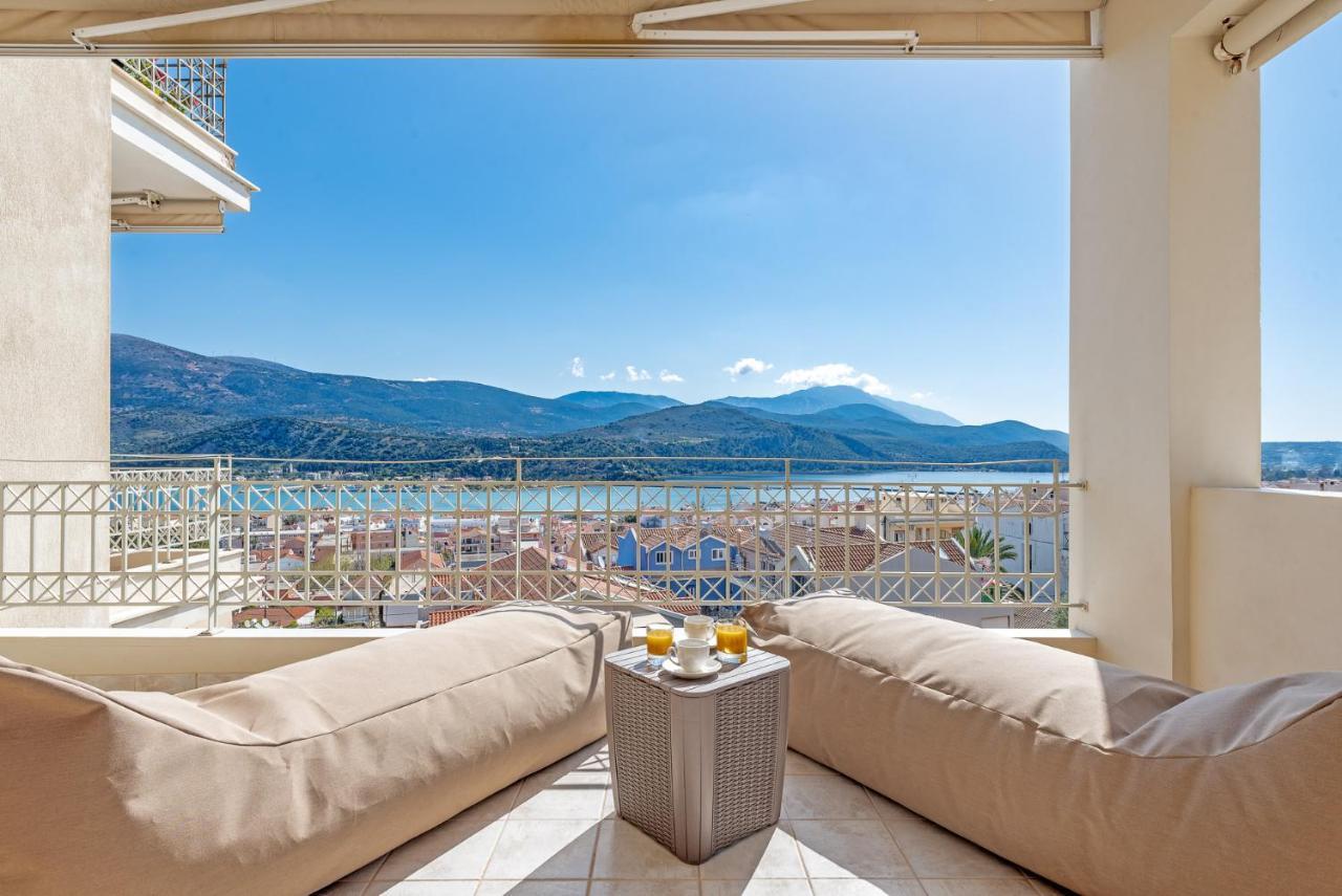 Alexandra'S Cozy Sea View Apartment أرغوستولي المظهر الخارجي الصورة